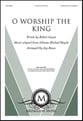 O Worship the King SATB choral sheet music cover
